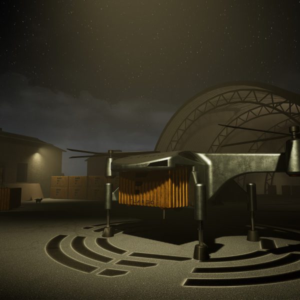 Heavy-Lift VTOL UAV (warehouse)