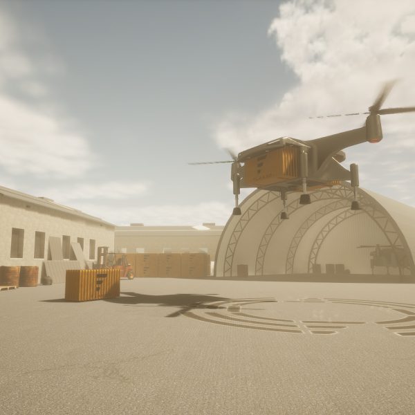 Heavy-Lift UAV (take-off)