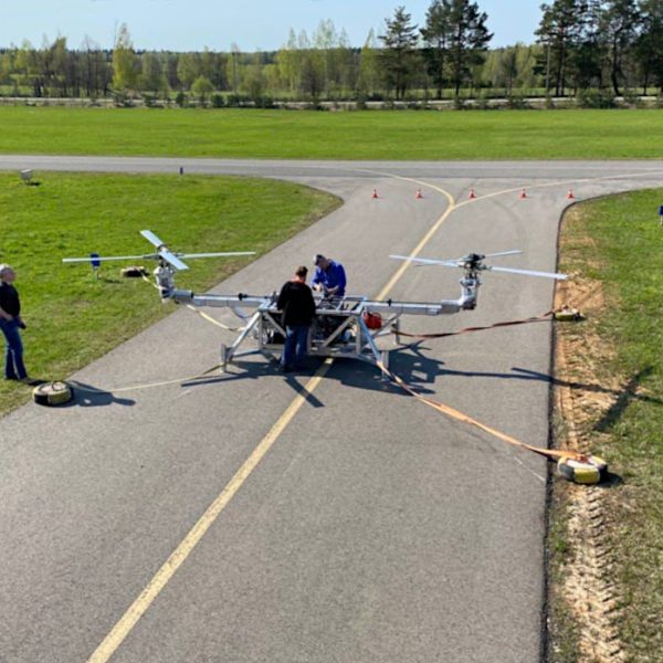 Test day at the airdrome