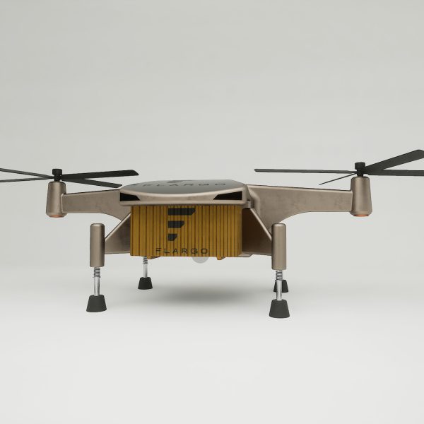 Flargo Heavy-Lift VTOL UAV (studio)